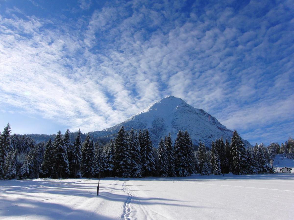 Alpenchalet Im Leutaschtal Buitenkant foto