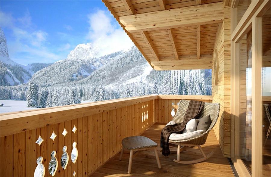 Alpenchalet Im Leutaschtal Buitenkant foto