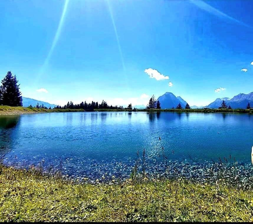 Alpenchalet Im Leutaschtal Buitenkant foto